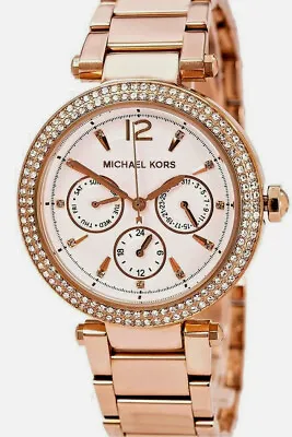 $119.50 • Buy Michael Kors Ladies Parker Multifunction Rose Gold-Tone Watch - MK5781
