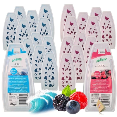 £19.99 • Buy 12-24 Solid Gel Air Freshener 150g | Bathroom Home Room Freshner Scent Fragrance