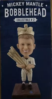 2016 New York Yankees Mickey Mantle Triple Crown Bobblehead Statue 1956 SGA MLB • $100