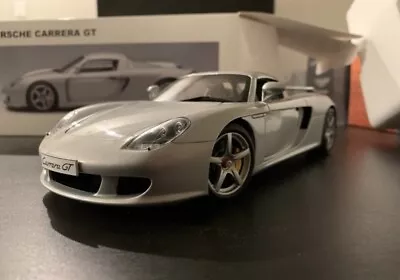 Autoart Porsche Carrera GT 1:18 Diecast Model Car Silver • $309