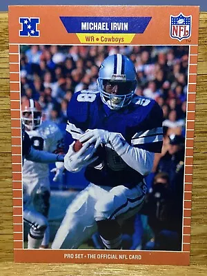 1989 Pro Set - #89 Michael Irvin (RC) Dallas Cowboys FREE SHIPPING • $2.25
