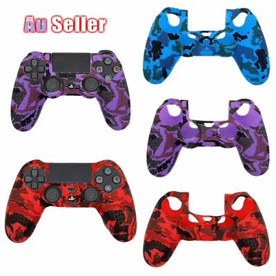 $10.85 • Buy PS4 Controller Cover Silicone Grip For Playstation 4 Case AU Skin