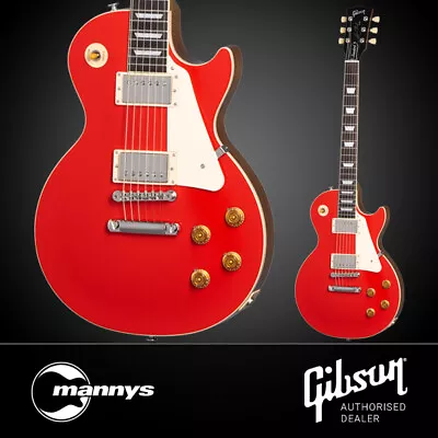 Gibson Les Paul Standard '50s Plain Top (Cardinal Red) Inc Hardshell Case • $5899