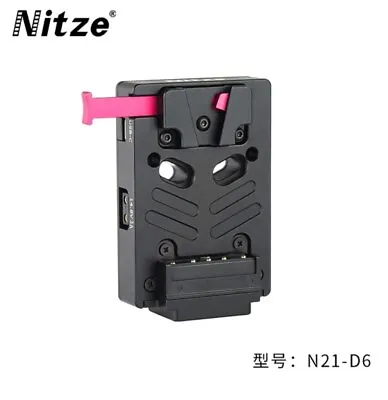 £90 • Buy NITZE N21-D6 V-MOUNT BATTERY PLATE W DSLR Camera V Battery Power System Cage Kit