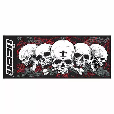 New Icon Dealer Floor Mat Icon Skull Man Cave Bike Matt Door Motorcycle Rat Rod  • $78.95