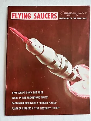 December 1969- Flying Saucers Magazine UFO Pictures And Articles-Lemon Grove UFO • $42