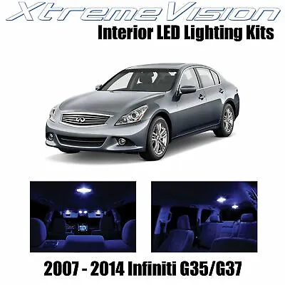 XtremeVision Interior LED For Infiniti G35 G37 Sedan 07-14 (10 PCS) Blue • $10.99