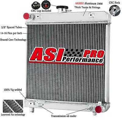 2 Row Radiator Fit Mercedes Benz S-Class W126 280S 1978-85 84 W123 1976-1985 AT. • $199