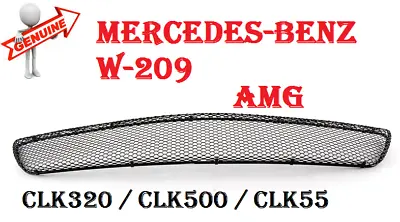 Front Bumper Lower Center AMG Mesh Grille For Mercedes CLK320 CLK500 CLK55  • $243.33