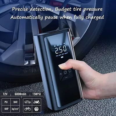 Air Compressor Electric Inflator Tire Pump Car MTB Bicycle Bike USB Rechargeable • $37.92