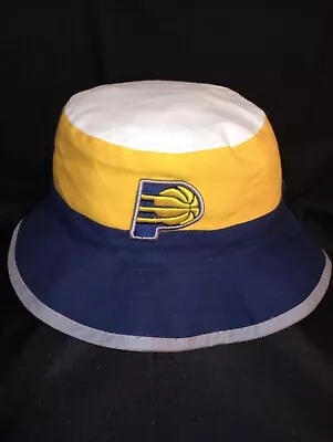 INDIANA PACERS(MITCHELL & NESS) HARDWOOD CLASSIC NBA Bucket Cap/Hat (L/XL) USED • $11.50