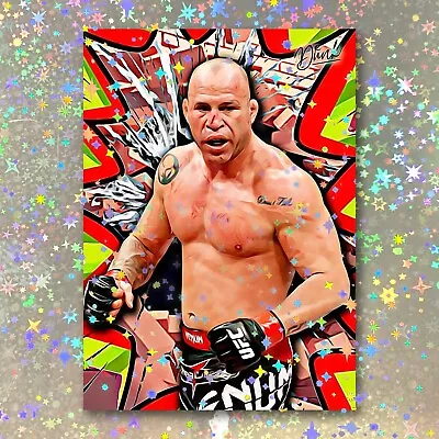 Wanderlei Silva Holographic Knockout Sketch Card Limited 1/5 Dr. Dunk Signed • $29.99