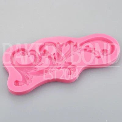 £4.60 • Buy Baroque Vintage Elegant Swirls Silicone Mould Cake Fondant Sugarcraft Topper