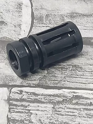 Matte Black Steel Muzzle Brake Compensator 1/2x28 Free Fast Shipping NEW • $16.99