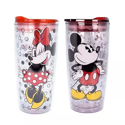 Disney Minnie & Mickey Mouse Tumbler Set • $25.99