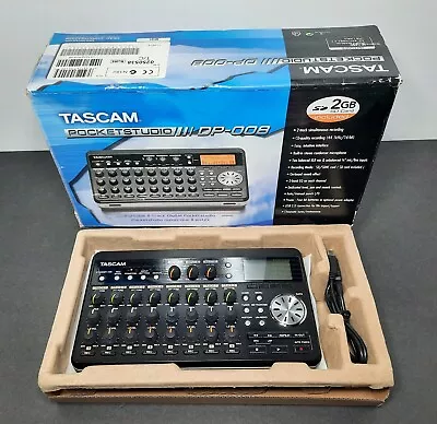 Tascam Dp-008 Digital Multi Track Recorder With 2gb Sd Card Very Good Condition • $145