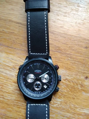 £49.99 • Buy Military Mens Watch Rotary Multi Dial Chronospeed Quartz Watch - Black+ Stunning