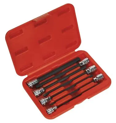 Sealey Hex Socket Bit Set 7pc 3/8 Sq Drive 150mm Metric AK62255 • $39.89