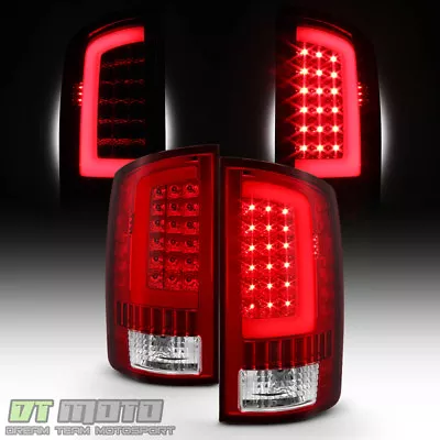 Red 2002-2006 Dodge Ram 1500 03-06 Ram 2500 3500 LED Bar Tail Lights Brake Lamps • $135.99