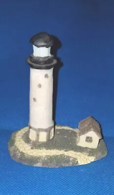 Miniature Off-White Lighthouse Resin Statue Figurine. CL20 • $7.50