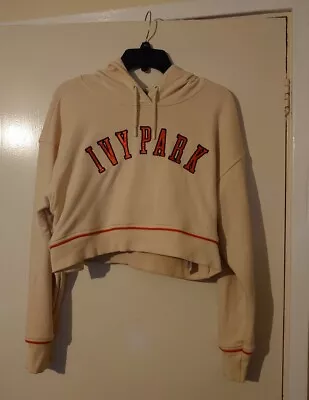 £25 • Buy Ivy Park (Beyonce)  Women's Cream Pullover Hoodie Size X-SMALL Used