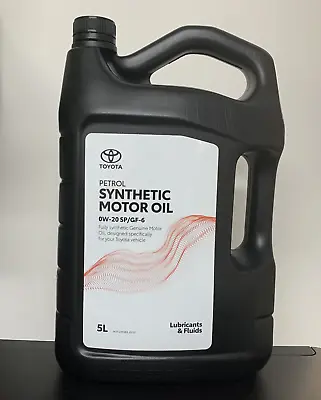 Genuine Toyota Petrol Engine Oil 0W-20 SP Synthetic • $63.22