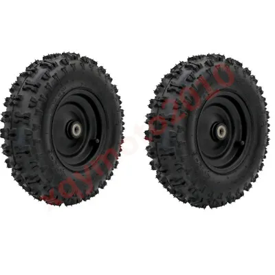 2pc 6  Inch 4.10-6 Tyre Rim Wheel 4.10x6 For Go Kart ATV Lawn Mower Scooter • $95.08