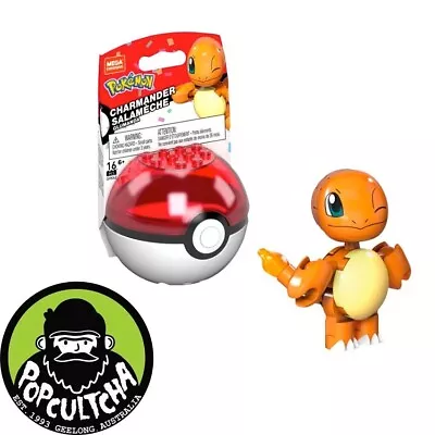 Pokemon - Charmander 2022 Pokeball Construction Set Mini Figure (16 Pieces) • $22.49