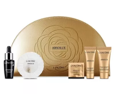 Lancome Absolue 6 Pcs Gift Set Cream Eye Cream Serum Gold Bag • $24.99