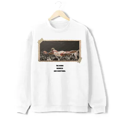 Dennis Rodman Give Everything 1996 Chicago Bulls The Worm Vintage Sweatshirt • $40