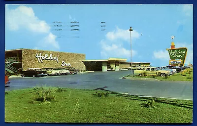McAllen Texas Holiday Inn Motel Chrome Postcard • $2.99