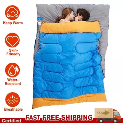 Double Sleeping Bag - Extra Large King Size - Converts To 2 Singles - 3 Season • £26.99
