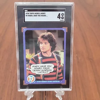 Robin Williams RC 1978 Topps Mork And Mindy #9 SGC Graded Card Rookie • $113.99