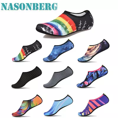 Men's Aqua Water Shoes Swim Surf Yoga Sports Gym Beach Swim Exercise Skin Socks • $9.99