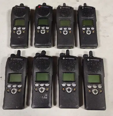 Lot Of 8 Motorola XTS2500 700 / 800 MHz P25 Model 2 Two Way Portable Radios • $174.98