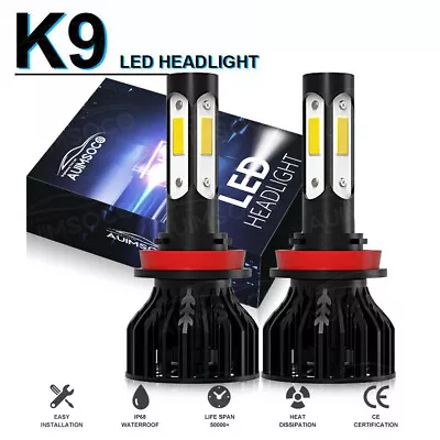 H11 4 Side LED Headlight Kit Low Beam Bulbs Super Bright 6000K-6500K HID White • $29.99