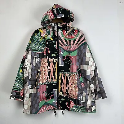 $199 • Buy GORMAN X Jess Johnson 'Wor' Full Zip Hooded Raincoat Jacket Size S/M