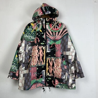 $199 • Buy GORMAN X Jess Johnson 'Wor' Full Zip Hooded Raincoat Jacket Size S/M