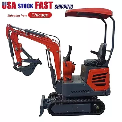 AGT Mini Excavator Digger 1.4Ton 13.5 HP Gas Tracked Crawler B&S Engine EPA USA • $6879