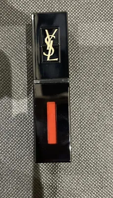 YSL YvesSaintLaurent Rouge Pur Couture Vinyl Lip Stain Shade 420 Chili Vibration • £16.50