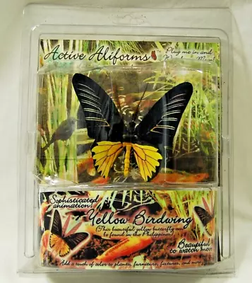 Active Aliforms Yellow Birdwing Moving Butterfly • $30