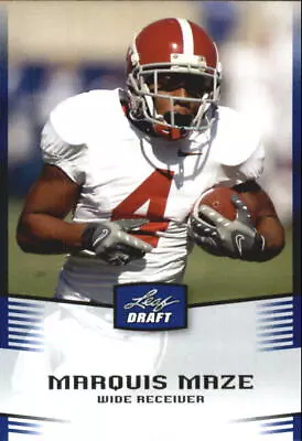 2012 Leaf Draft Blue #32 Marquis Maze • $1.49