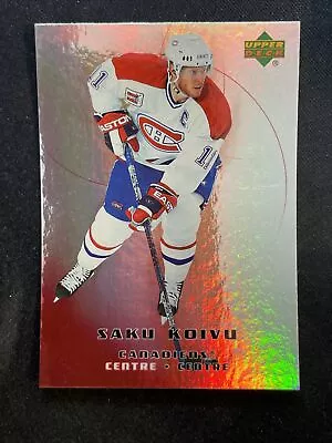 05-06 UD McDonalds Hockey 10 Saku Koivu • $1.99