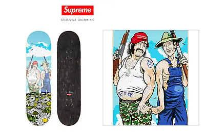 Supreme Nuns N Guns Skateboard (8.25 ) Fw22 Kaws Chalk Logo Smurfs Kermit Deck • $119.99