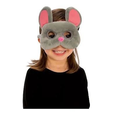 Child Boys Girls Plush Animal Mouse Rat Jerry Nibbles Halloween Costume Eye Mask • $6.36