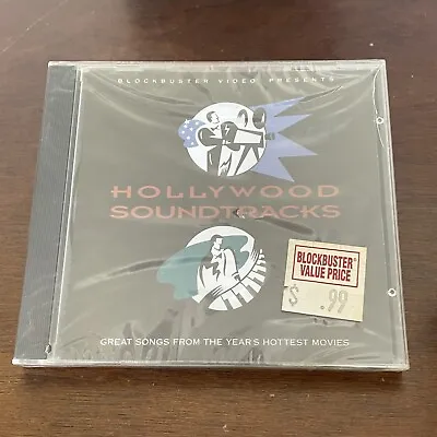  Hollywood Soundtracks  [NEW/SEALED VINTAGE CD - 1995 BLOCKBUSTER VIDEO COMP] • $4.45