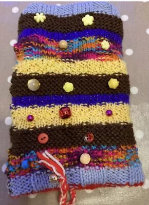 Hand Knitted Twiddle Fiddle Mitt / Muff Sensory Aid For Dementia Patients • £4.99