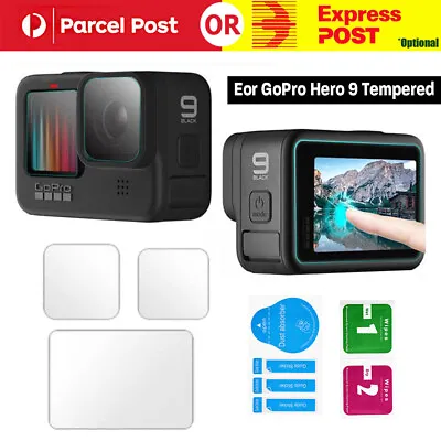 Tempered Glass Protective Lens Screen Protector 3 In 1 For GoPro Hero 9/10/11/12 • $13.15