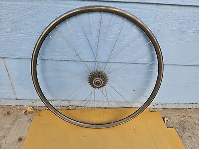 Vintage 36h Matrix ISO C Road Bike Rear Wheel 700c 7 Speed Shimano Sante Hub • $60