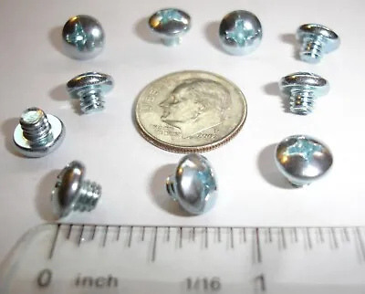 #8-32 X 1/8  Steel Pan Head #2 Phillips Drive Zinc Plated Machine Screws 8-32 • $5.98